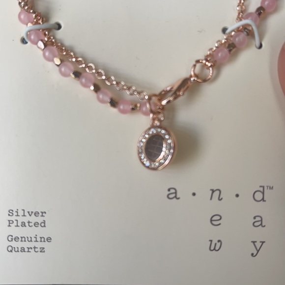 NWT genuine Rose quartz bracelet for luck in love,confidence/self esteem/harmony - Picture 4 of 4
